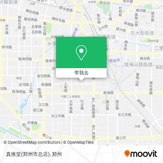 真推堂(郑州市总店)地图