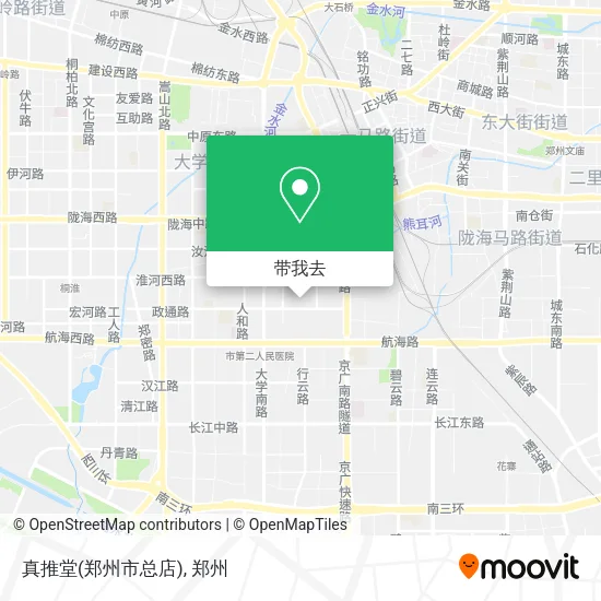 真推堂(郑州市总店)地图