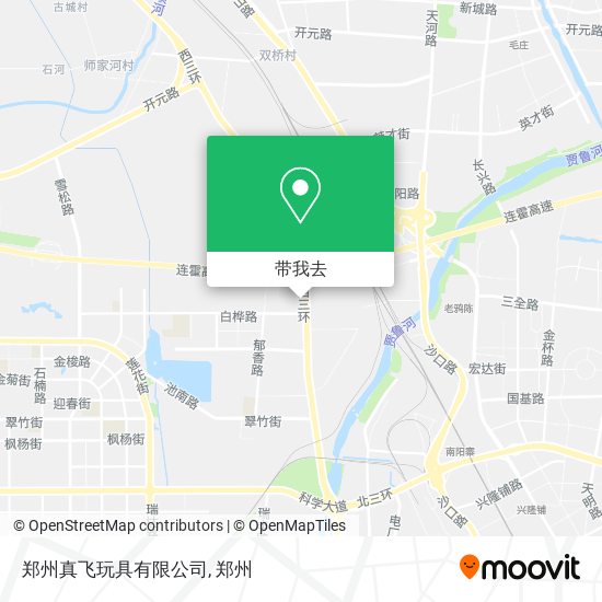 郑州真飞玩具有限公司地图