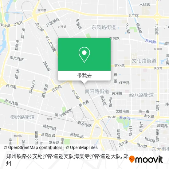 郑州铁路公安处护路巡逻支队海棠寺护路巡逻大队地图