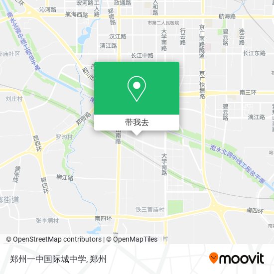 郑州一中国际城中学地图