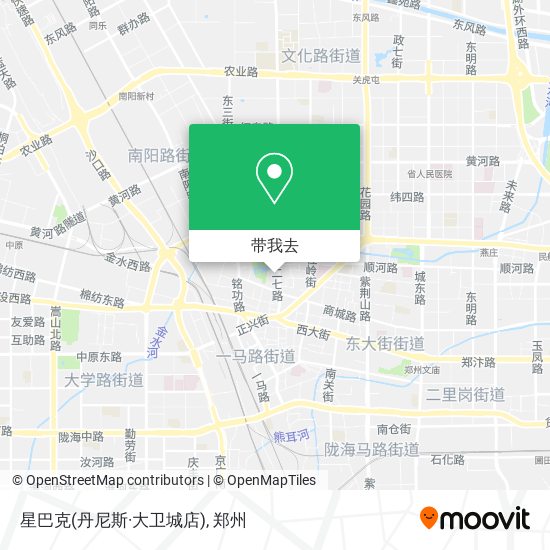 星巴克(丹尼斯·大卫城店)地图