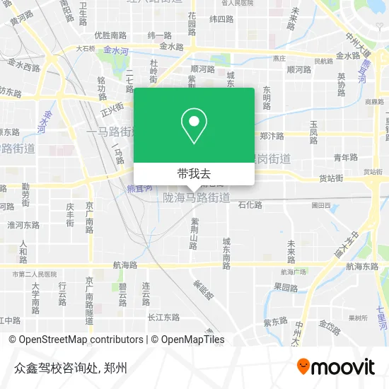 众鑫驾校咨询处地图