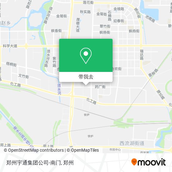 郑州宇通集团公司-南门地图