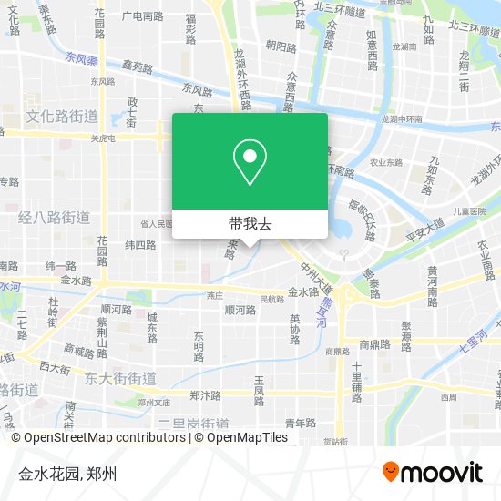 金水花园地图