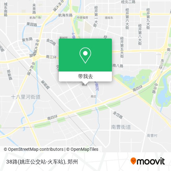 38路(姚庄公交站-火车站)地图