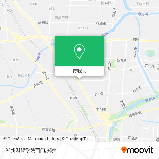 郑州财经学院西门地图