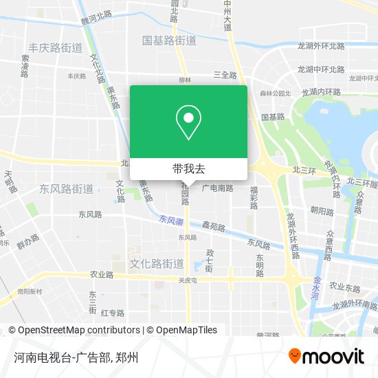 河南电视台-广告部地图