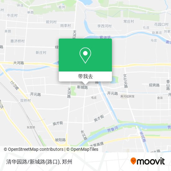 清华园路/新城路(路口)地图