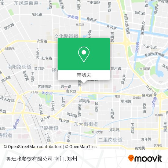 鲁班张餐饮有限公司-南门地图