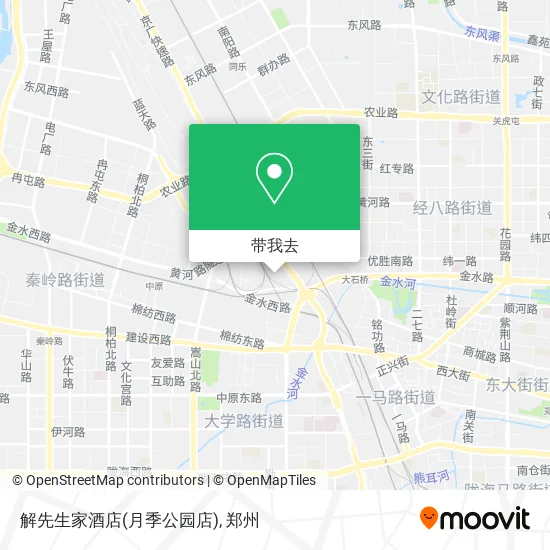 解先生家酒店(月季公园店)地图
