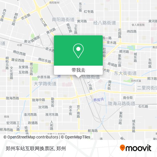 郑州车站互联网换票区地图