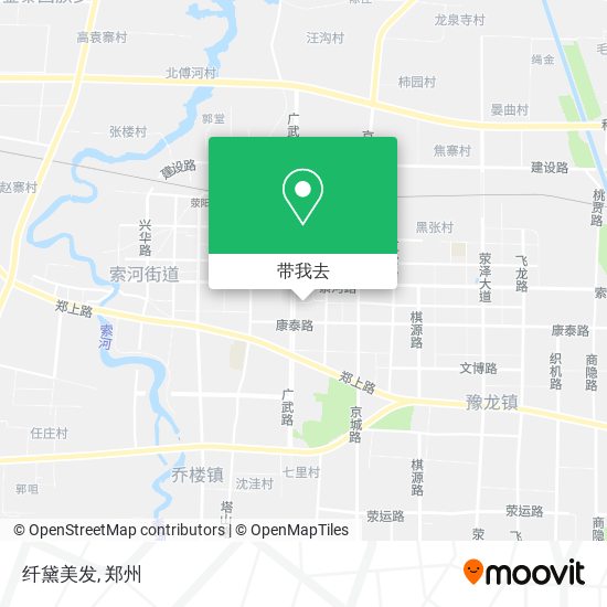 纤黛美发地图