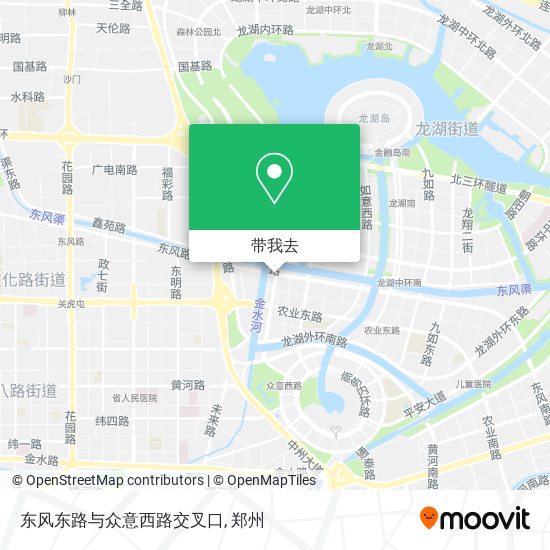 东风东路与众意西路交叉口地图