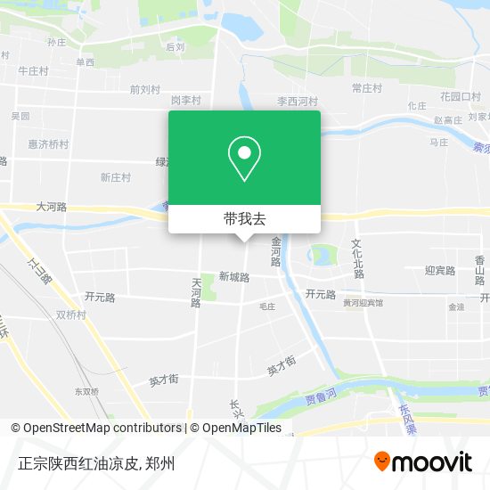 正宗陕西红油凉皮地图