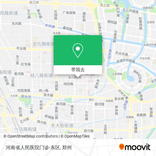 河南省人民医院门诊-东区地图