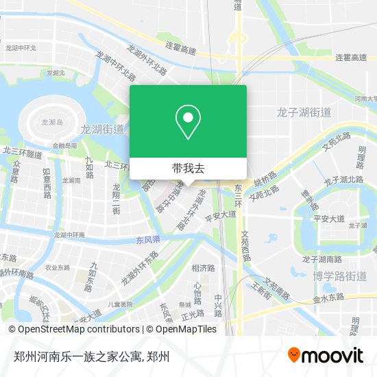 郑州河南乐一族之家公寓地图