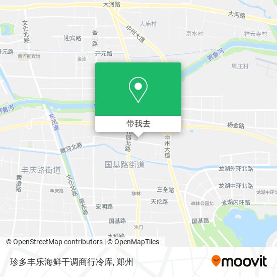 珍多丰乐海鲜干调商行冷库地图