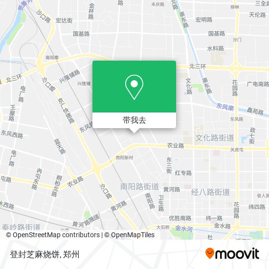 登封芝麻烧饼地图