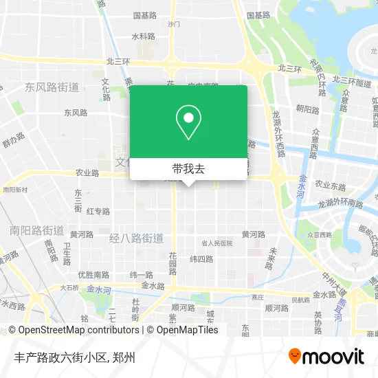 丰产路政六街小区地图