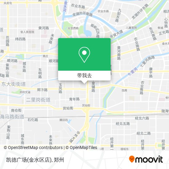 凯德广场(金水区店)地图