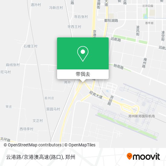 云港路/京港澳高速(路口)地图