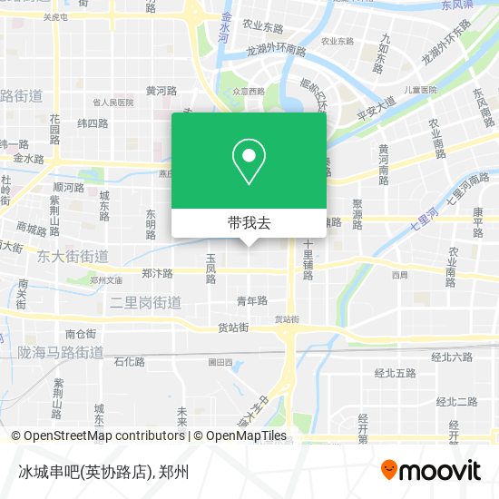 冰城串吧(英协路店)地图