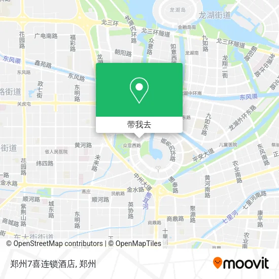 郑州7喜连锁酒店地图
