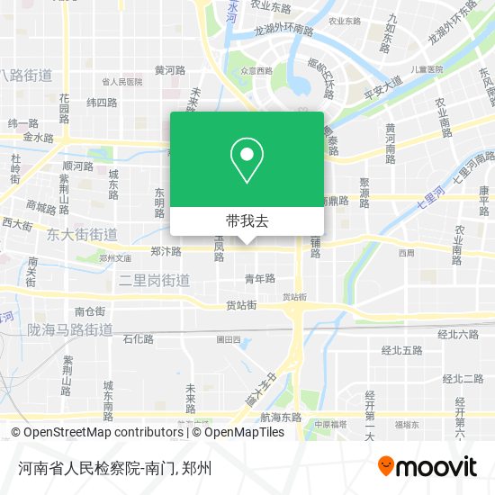 河南省人民检察院-南门地图