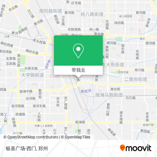 银基广场-西门地图
