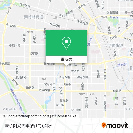 康桥阳光四季(西1门)地图