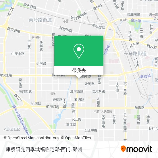 康桥阳光四季城福临宅邸-西门地图