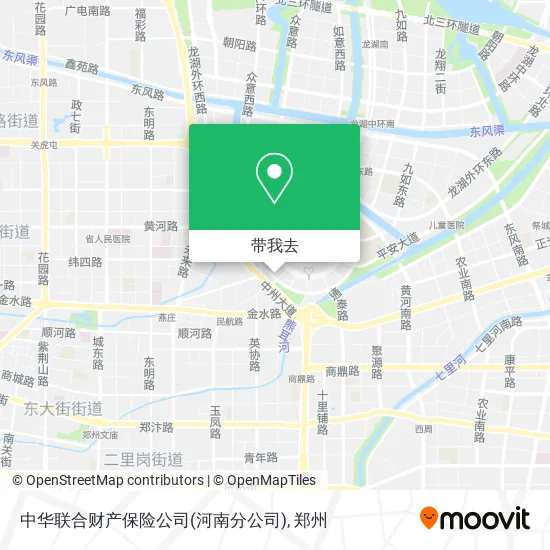 中华联合财产保险公司(河南分公司)地图