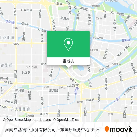 河南立基物业服务有限公司上东国际服务中心地图