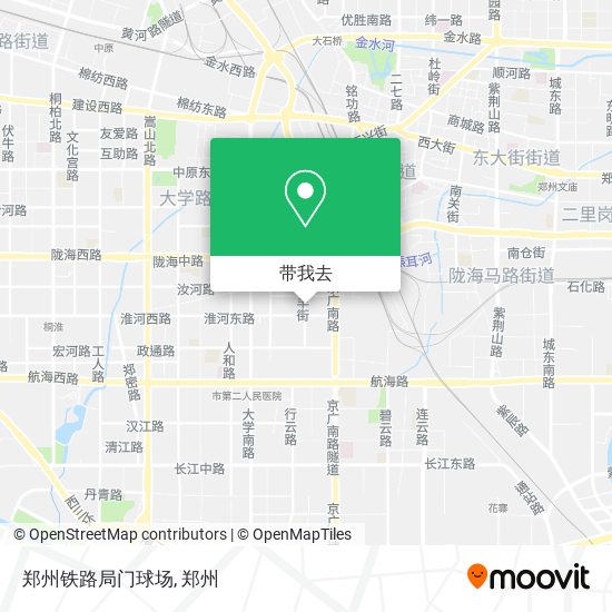 郑州铁路局门球场地图