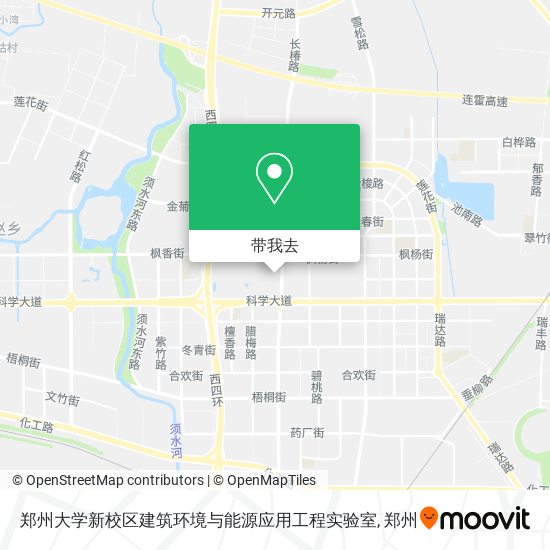 郑州大学新校区建筑环境与能源应用工程实验室地图