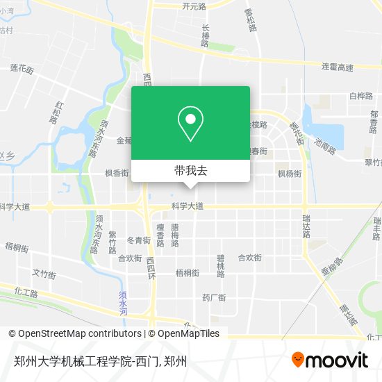郑州大学机械工程学院-西门地图
