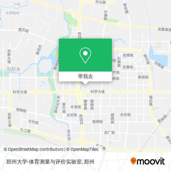 郑州大学-体育测量与评价实验室地图