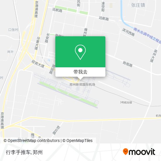 行李手推车地图