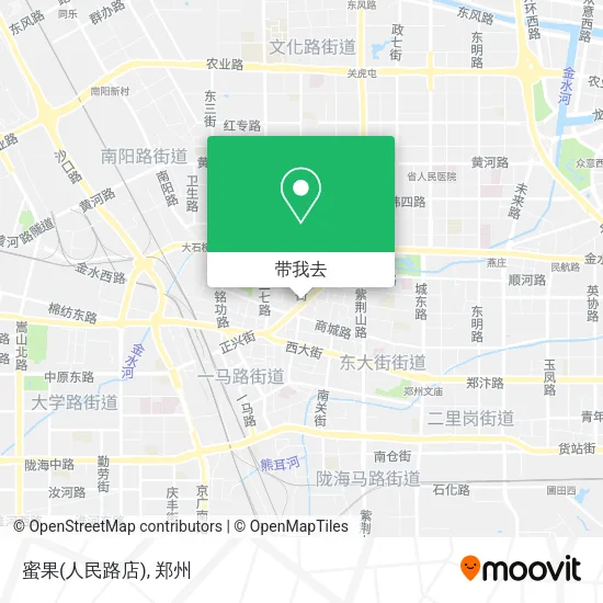 蜜果(人民路店)地图