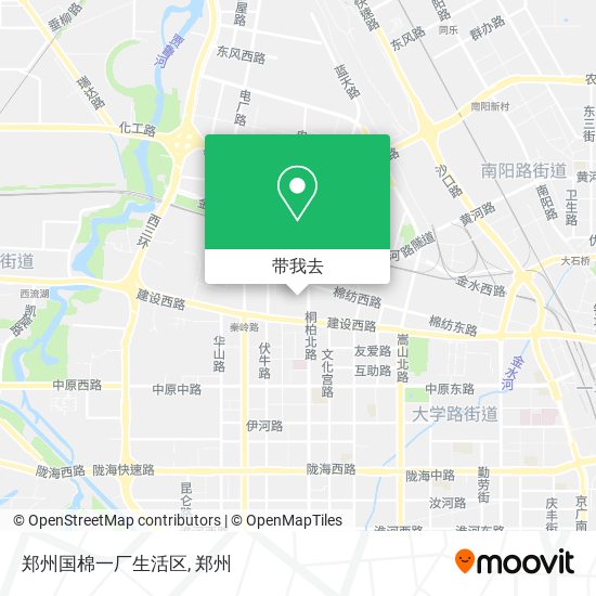 郑州国棉一厂生活区地图
