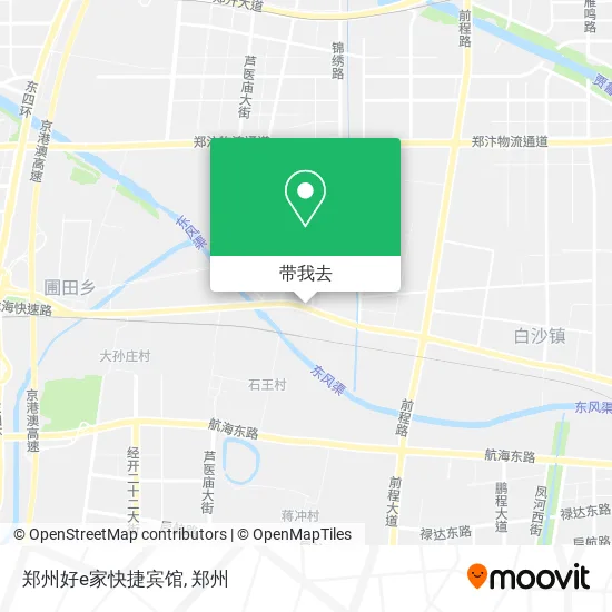 郑州好e家快捷宾馆地图