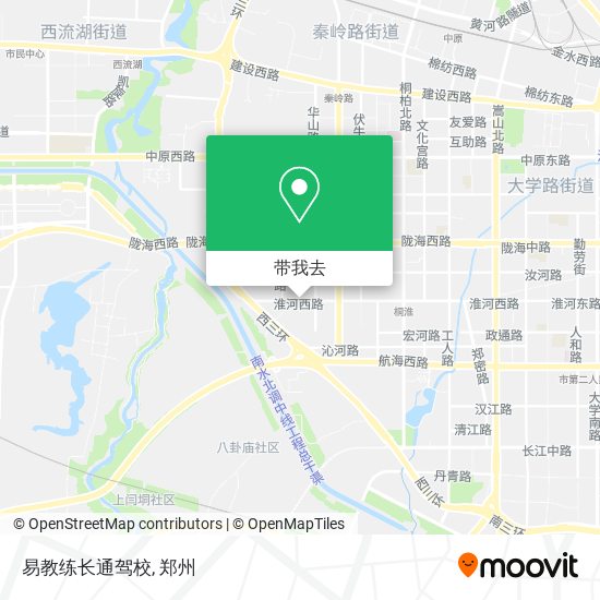 易教练长通驾校地图