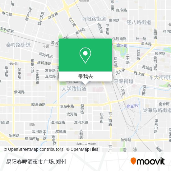 易阳春啤酒夜市广场地图