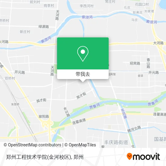 郑州工程技术学院(金河校区)地图
