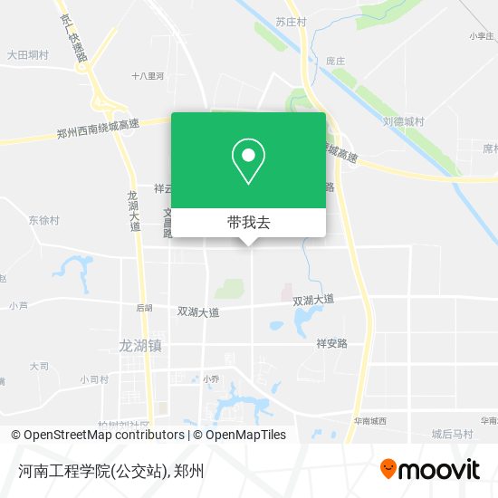 河南工程学院(公交站)地图