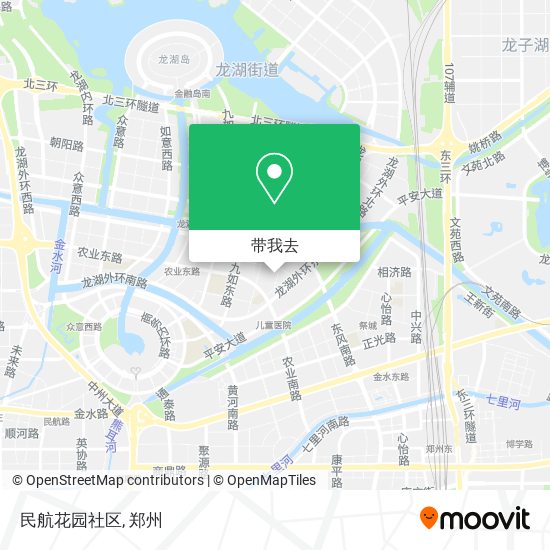 民航花园社区地图