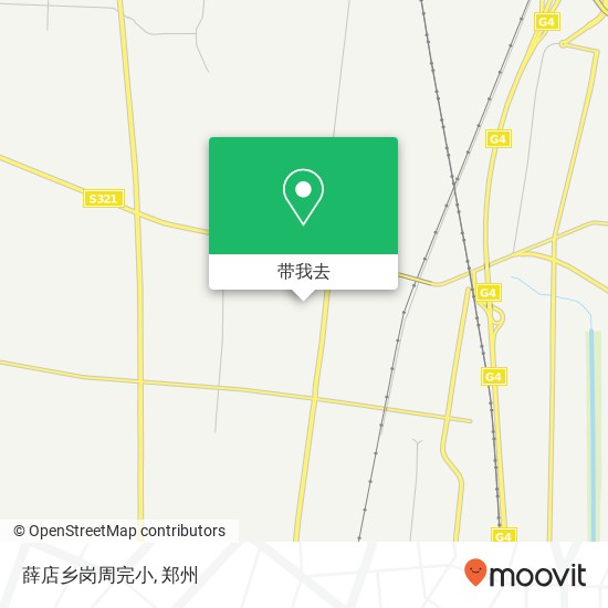 薛店乡岗周完小地图