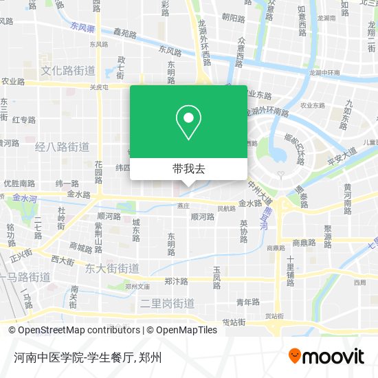 河南中医学院-学生餐厅地图
