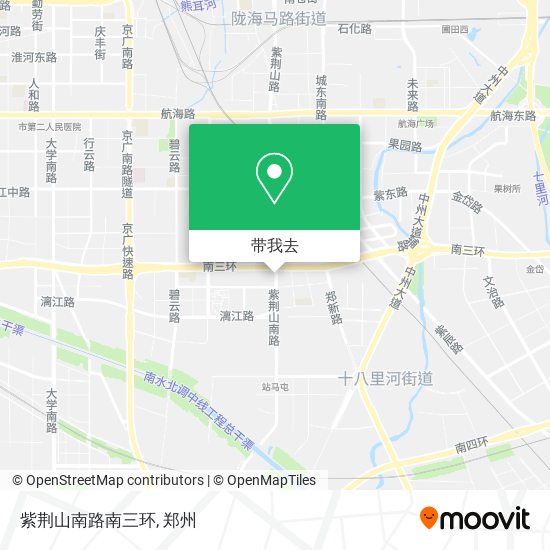 紫荆山南路南三环地图